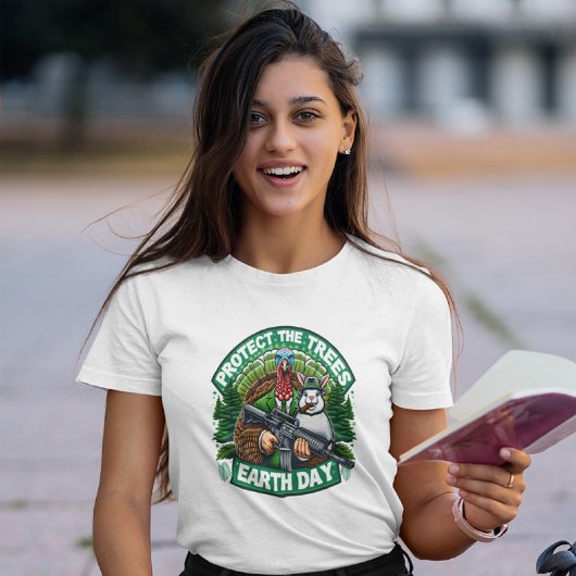 Gewapende kalkoenen in het Wilde Westen T-shirt