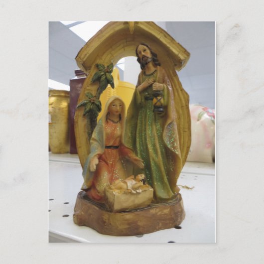 Gewapende nativiteit briefkaart (Voorkant)