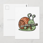 Gewapende Slak Briefkaart (Voorkant / Achterkant)