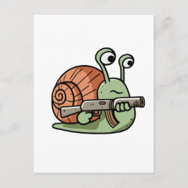 Gewapende Slak Briefkaart