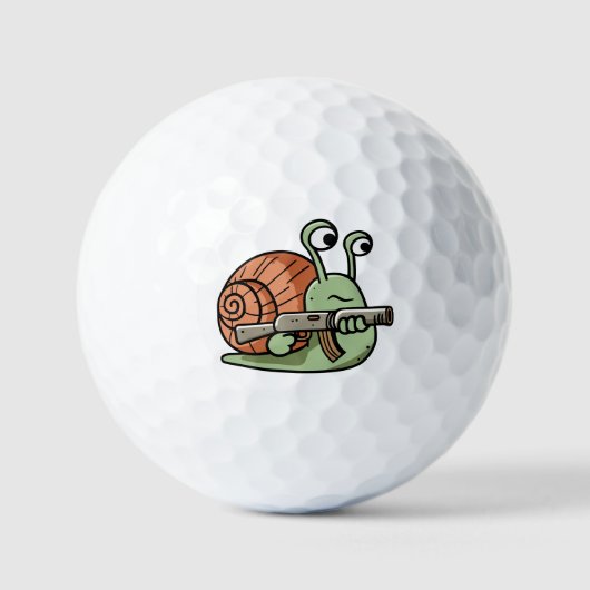 gewapende slak golfballen (Voorkant)