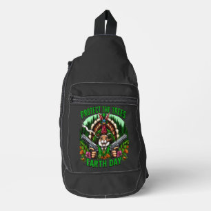 gewapende Thanksgiving wreker Sling Bag