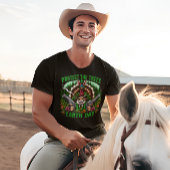 gewapende Thanksgiving wreker T-shirt