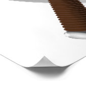 Gewapende wapens op schild poster (Hoek)