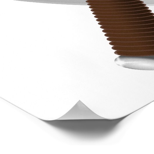 Gewapende wapens op schild poster (Hoek)