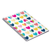 GEWAPENS patroon kleurrijke moderne regenboog init Notitieboek (Rechterzijde)