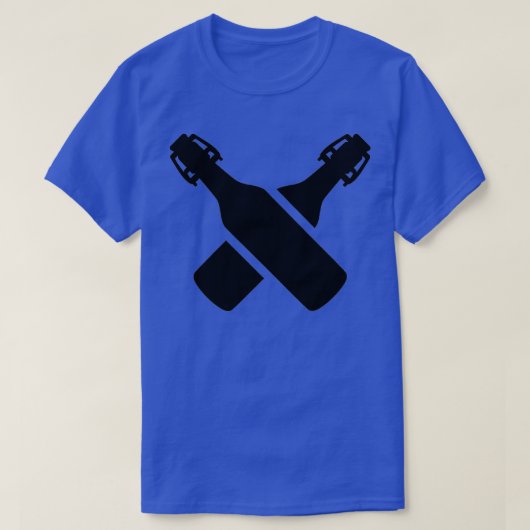 Gewas bierflessen t-shirt (Design voorkant)