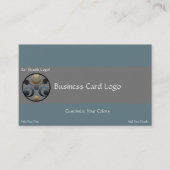 Gewas Cirkel - Planten Crescent Moons Logo Visitekaartje (Voorkant)