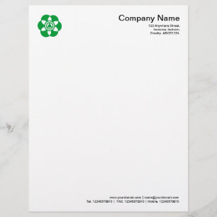 Gewas Cirkel Symbool 02 - Gras Groen Gepersonaliseerd Briefhoofd