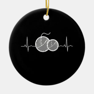 Gewas - de Draad van de Draad van het Gewas Hartsl Keramisch Ornament