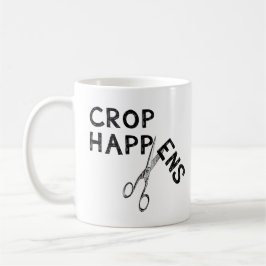 Gewas gebeurt koffie-Mok Koffiemok