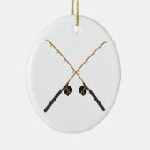 Gewas Geviste staven Keramisch Ornament (Rechts)