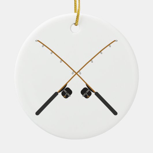 Gewas Geviste staven Keramisch Ornament (Voorkant)