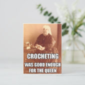 Gewas: Goed genoeg voor de koningin Briefkaart (Staand voorkant)