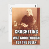 Gewas: Goed genoeg voor de koningin Briefkaart (Voorkant / Achterkant)