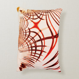 Gewas rode bruine vlokken, verouderd effect accent kussen