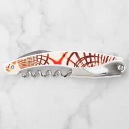 Gewas rode bruine vlokken, verouderd effect kurkentrekker