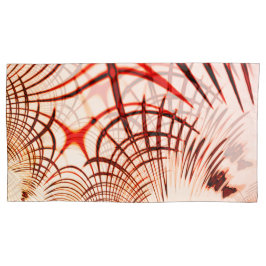 Gewas rode bruine vlokken, verouderd effect kussensloop