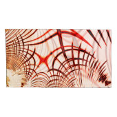 Gewas rode bruine vlokken, verouderd effect kussensloop (Achterkant-Rechts)