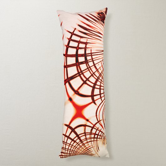 Gewas rode bruine vlokken, verouderd effect lichaamskussen (Achterkant (Verticaal))