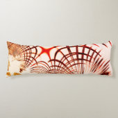 Gewas rode bruine vlokken, verouderd effect lichaamskussen (Voorkant)