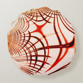 Gewas rode bruine vlokken, verouderd effect rond kussen