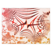 Gewas rode bruine vlokken, verouderd effect tafelkleed (Voorkant (Horizontaal))