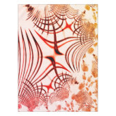 Gewas rode bruine vlokken, verouderd effect tafelkleed (Voorkant)