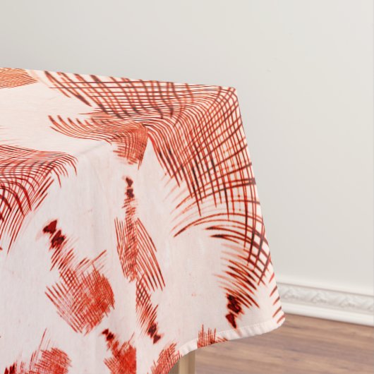 Gewas rode bruine vlokken, verouderd effect tafelkleed (Voorbeeld)