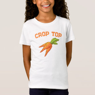 Gewas top, wortelen, groenten, grappige Kinderen T-shirt