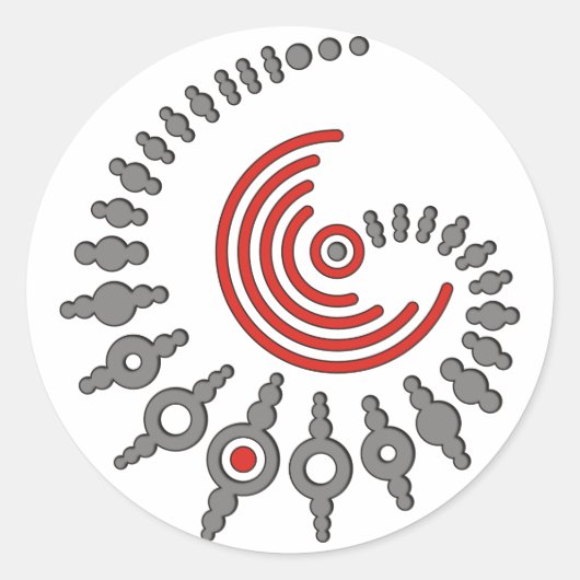 gewascirkel I Ronde Sticker (Voorkant)