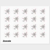 gewascirkel II Ronde Sticker (Vel)