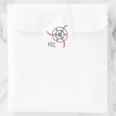 gewascirkel II Ronde Sticker (Tas)