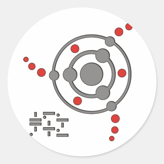 gewascirkel II Ronde Sticker (Voorkant)