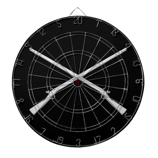 Gewasemde infanteriemuskers dartbord (Voorkant)