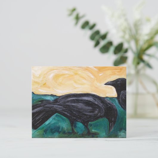 Gewassen Briefkaart (Staand voorkant)