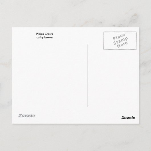 Gewassen Briefkaart (Achterkant)