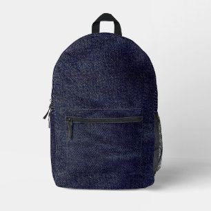 Gewassen denim ontwerp nr. 7 @ Emporio Moffa Bedrukte Rugzak