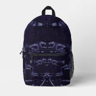 Gewassen denim ontwerp nr. 8 @ Emporio Moffa Bedrukte Rugzak