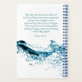 GEWASSEN DOOR INWISSELEN LIEFDE Christelijk Quote Notitieboek (Achterkant)