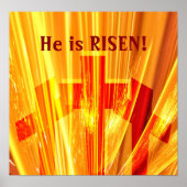 Gewassen in gouden gloed poster (Voorkant)