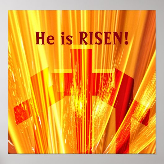 Gewassen in gouden gloed poster (Voorkant)