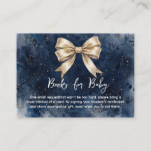 Gewassen Navy Blauwe Winter Gouden Boog Boeken voo