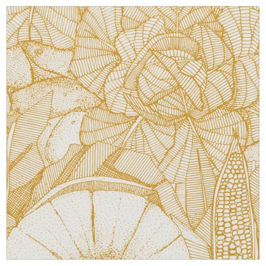 gewassen NC Gold Fabric Stof (Close Up)