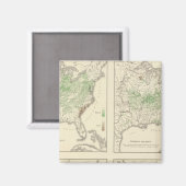 Gewassen, statistische Amerikaanse lithograaf Magneet (Voorkant / Achterkant)
