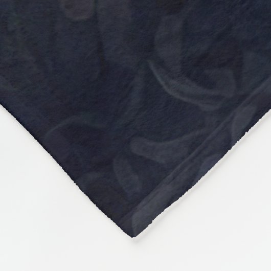 Gewatteerd Abstract bloemontwerp Fleece Deken (Hoek)