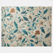 Gewatteerd abstract ontwerp fleece deken (Voorkant (Horizontaal))