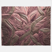 Gewatteerd abstract ontwerp fleece deken (Voorkant (Horizontaal))