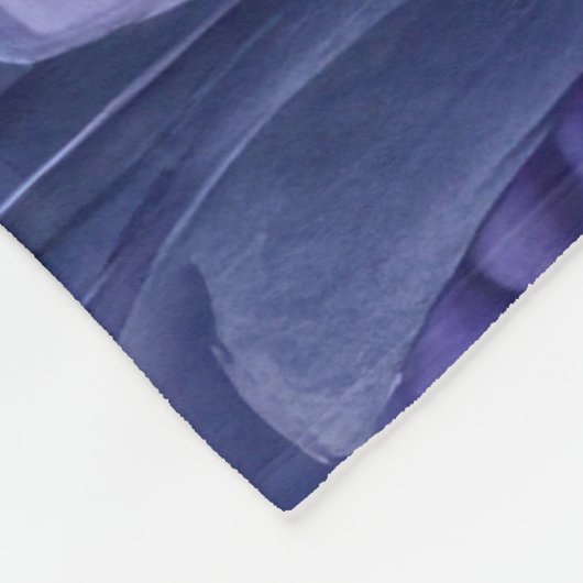 Gewatteerd abstract ontwerp fleece deken (Hoek)