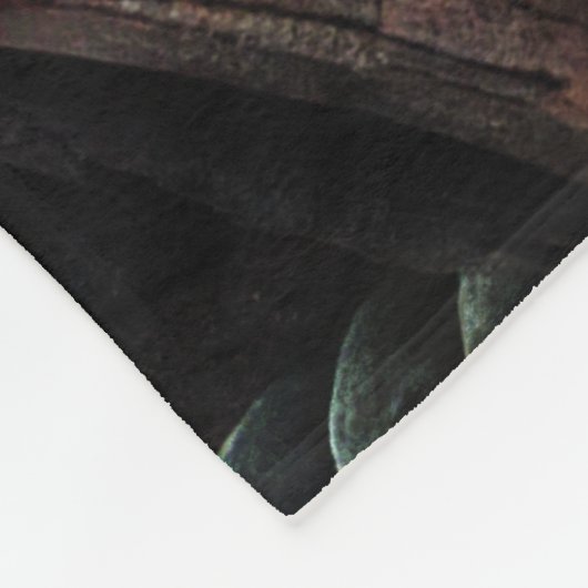 Gewatteerd abstract ontwerp fleece deken (Hoek)